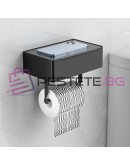 Метална поставка за тоалетна хартия